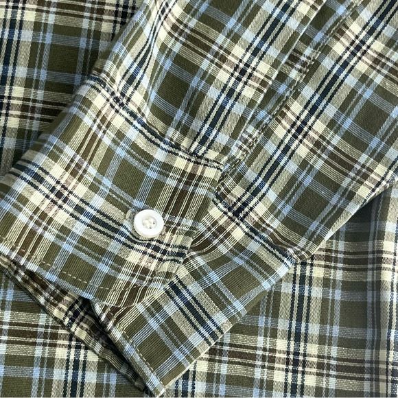 Vintage Big Mac Shirt Mens XL Green Flannel‎ Plaid Casual Button Up Fall - Picture 5 of 9